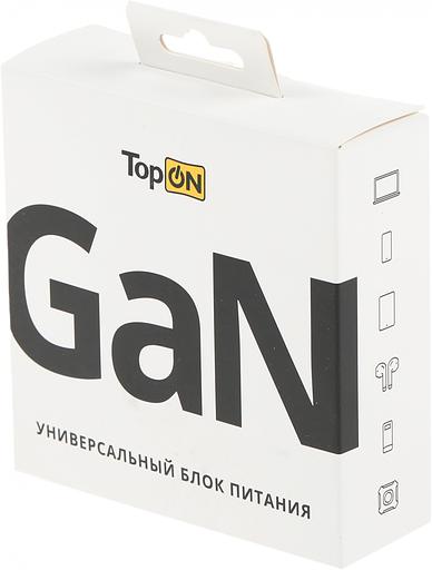 Блок питания TopON TOP-GaN-100W автоматический 100W 5V-20V 5A 2xUSB от бытовой электросети LED индикатор фото 9