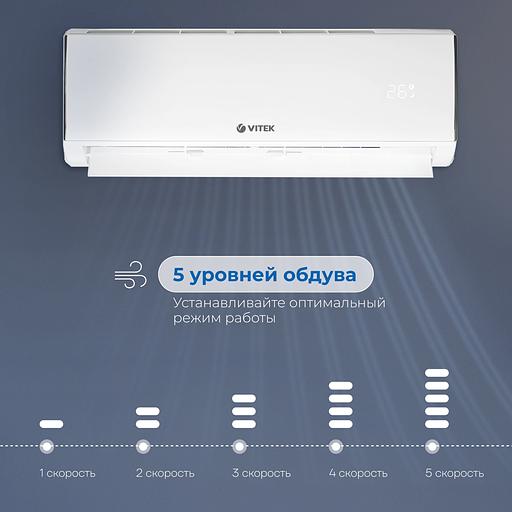 Сплит-система Vitek VT-2501 белый фото 9