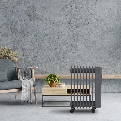 Радиатор масляный Royal Clima Ardea ROR-AR9-2000M 2000Вт графитовый/черный фото 6