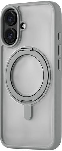 Чехол (клип-кейс) uBear для Apple iPhone 16 Clip 360 with MagSafe серый (CS438GR61RG-I24M) фото 4