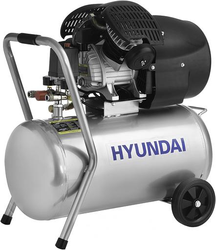 Компрессор поршневой Hyundai HYC 40250LMS масляный 400л/мин 50л 2200Вт серебристый/черный фото 1