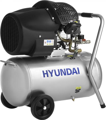 Компрессор поршневой Hyundai HYC 40250LMS масляный 400л/мин 50л 2200Вт серебристый/черный фото 3
