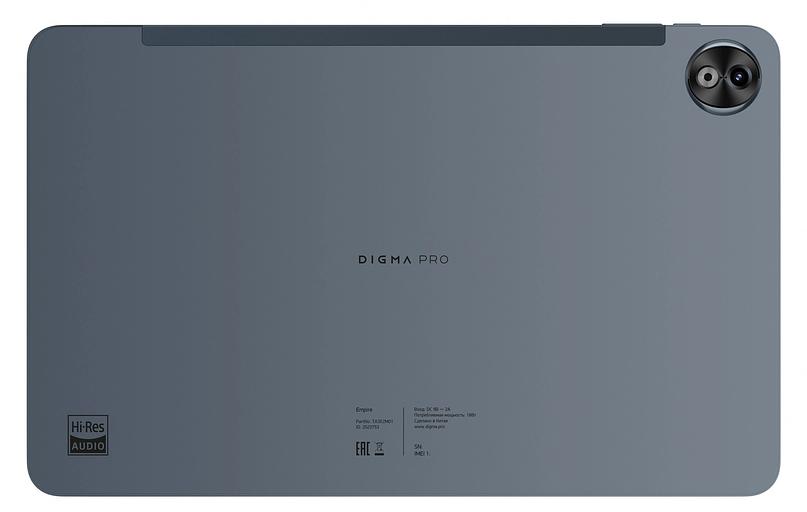 Планшет Digma Pro Empire G99 (2.2) 8C RAM8Gb ROM256Gb 12" In-Cell 2000x1200 4G 2Sim Android 14 серый 16Mpix 8Mpix BT WiFi microSD 2Tb 10000mAh фото 2