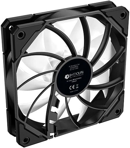 Вентилятор для корпуса ID-Cooling TF-12025 Pro Reverse ARGB 120х120x25 черный 4-pin + 3-pin 35.2дБ (TF-12025-PRO ARGB REVERSE) Ret фото 5