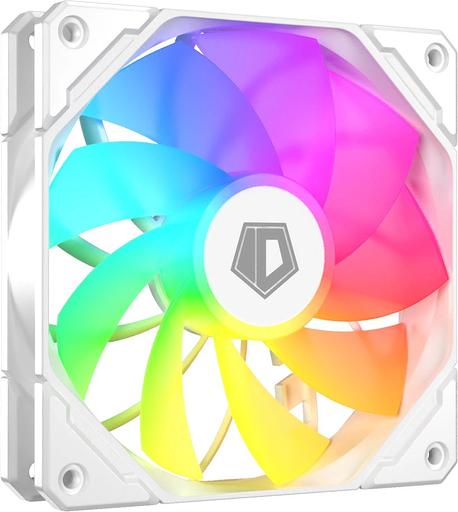 Вентилятор для корпуса ID-Cooling TF-12025-Pro Reverse ARGB 120х120x25 белый 4-pin + 3-pin 35.2дБ (TF-12025-PRO ARGB REVERSE WH) Ret фото 2
