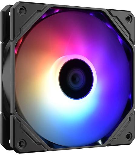 Вентилятор для корпуса ID-Cooling TF-12025-Pro Trio ARGB 120х120x25 черный 4-pin 35.2дБ (упак.:3шт) (TF-12025-PRO ARGB TRIO) Ret фото 1