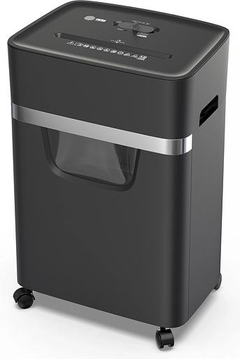 Шредер Cactus CS-SH-E5 (секр.P-4) фрагменты 12лист. 20лтр. скрепки скобы пл.карты фото 1