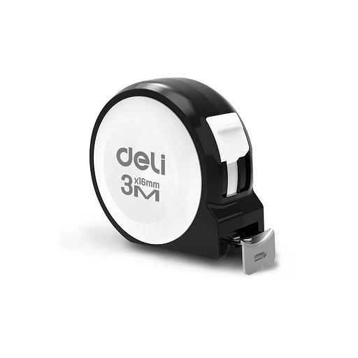 Рулетка Deli Home Series White H8003A 3м х 16мм, эксклюзивный дизайн фото 1