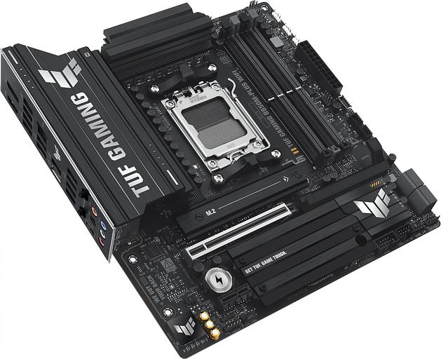 Материнская плата Asus TUF GAMING B850M-PLUS WIFI SocketAM5 AMD B850 4xDDR5 mATX AC`97 8ch(7.1) 2.5Gg RAID+HDMI+DP фото 5