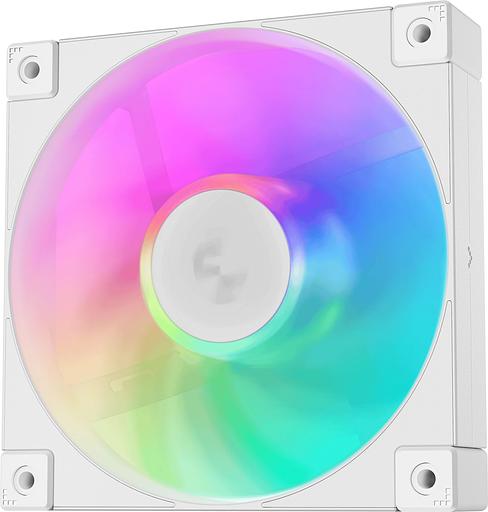 Вентилятор для корпуса Deepcool FD12 ARGB 120х120x25 белый 4-pin (упак.:3шт) (R-FD12-WHAPN3-G) Ret фото 2