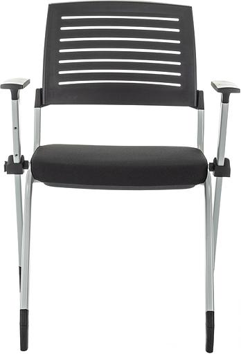 Стул Бюрократ X-Click черный на ножках металл серый фото 2