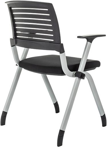 Стул Бюрократ X-Click черный на ножках металл серый фото 5