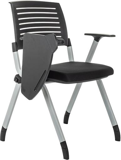Стул Бюрократ X-Click-PP черный со столиком на ножках металл серый фото 1