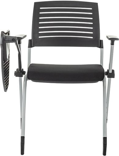 Стул Бюрократ X-Click-PP черный со столиком на ножках металл серый фото 2