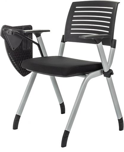 Стул Бюрократ X-Click-PP черный со столиком на ножках металл серый фото 3