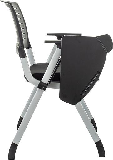 Стул Бюрократ X-Click-PP черный со столиком на ножках металл серый фото 4