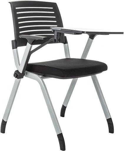 Стул Бюрократ X-Click-PP черный со столиком на ножках металл серый фото 6