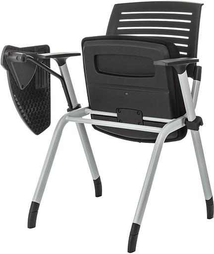 Стул Бюрократ X-Click-PP черный со столиком на ножках металл серый фото 7