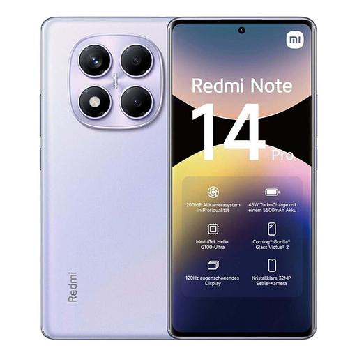 Смартфон Xiaomi Redmi Note 14 Pro RU 12+256 Aurora Purple фото 1