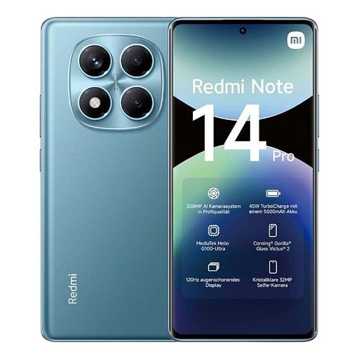 Смартфон Xiaomi Redmi Note 14 Pro RU 8+256 Ocean Blue фото 1