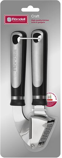 Чеснокодавилка Rondell Craft RD-1876 черный/стальной упак.:картонная подложка фото 4