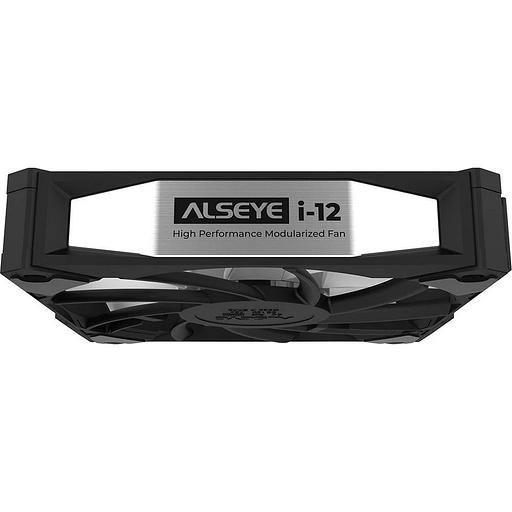 Вентилятор в корпус ALSEYE i12B-K10 черный, 1800 об/мин, 4 pin фото 6