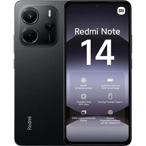 Xiaomi Redmi Note 14 8GB/128GB Midnight Black фото 1