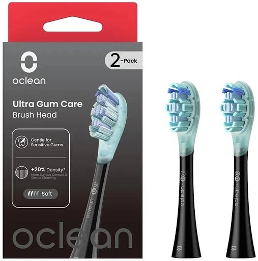 Насадка для зубных щеток Oclean UG02 Black (упак.:2шт) фото 5