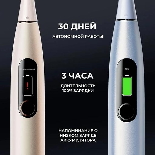 Зубная щетка электрическая Oclean X Pro Digital (Y2076) синий фото 5