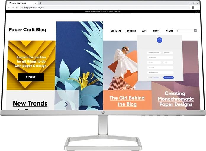 Монитор HP 23.8" Series 5 524sf черный IPS LED 5ms 16:9 HDMI 300cd 178гр/178гр 1920x1080 VGA FHD 5.75кг фото 1