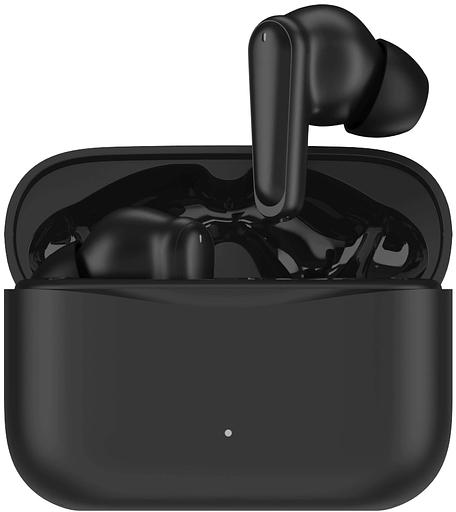 Гарнитура вкладыши Hyundai H-EP203 черный беспроводные bluetooth в ушной раковине (HEP203B) фото 1