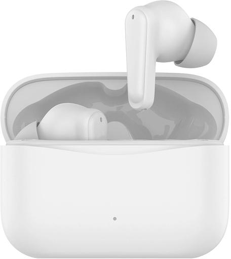 Гарнитура вкладыши Hyundai H-EP203 белый беспроводные bluetooth в ушной раковине (HEP203W) фото 1