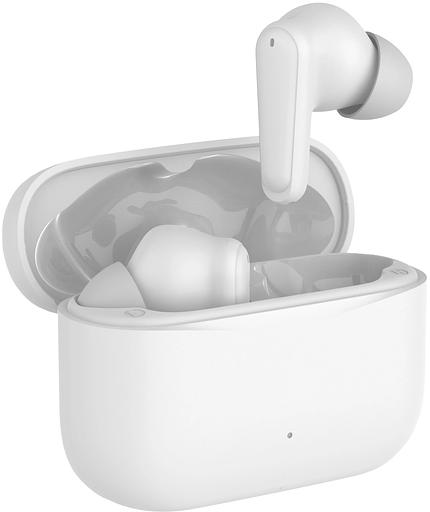 Гарнитура вкладыши Hyundai H-EP203 белый беспроводные bluetooth в ушной раковине (HEP203W) фото 2