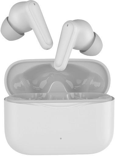 Гарнитура вкладыши Hyundai H-EP203 белый беспроводные bluetooth в ушной раковине (HEP203W) фото 3