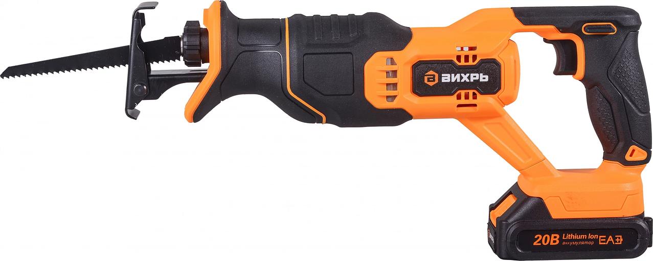 Сабельная пила аккумуляторная Вихрь АСП-20Li (в комплекте 1 АКБ и ЗУ) фото 7