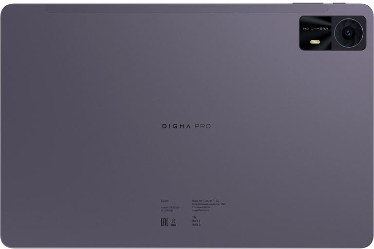 Планшет Digma Pro Zenith T606 (1.6) 8C RAM8Gb ROM128Gb 11" IPS 1920x1200 4G 2Sim Android 14 графит 13Mpix 5Mpix BT WiFi microSD 1Tb 8000mAh фото 2