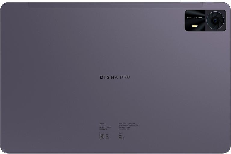 Планшет Digma Pro Zenith T606 (1.6) 8C RAM8Gb ROM256Gb 11" IPS 1920x1200 4G 2Sim Android 14 графит 13Mpix 5Mpix BT WiFi microSD 1Tb 8000mAh фото 3