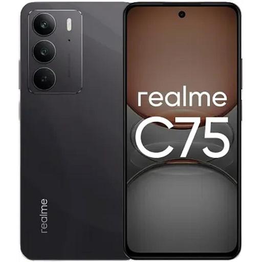 Смартфон Realme RMX3941 C75 128Gb 8Gb черный моноблок 3G 4G 2Sim 6.72" 1080x2400 Android 14 50Mpix 802.11 a/b/g/n/ac NFC GPS GSM900/1800 GSM1900 TouchSc microSD фото 1
