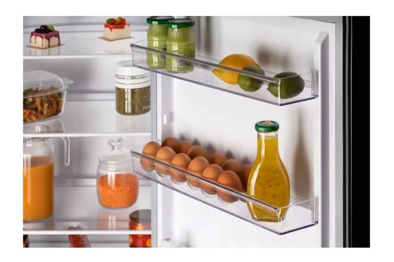 Холодильник NORDFROST NRB 151 B черный, двухкамерный 170/115 л морозилка снизу, ручная разморозка фото 7