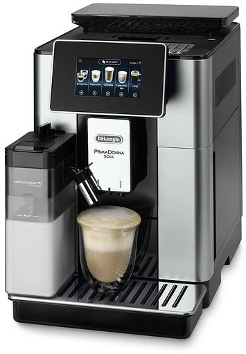 Кофемашина Delonghi ECAM610.55.SB 1450Вт черный/серебристый фото 1