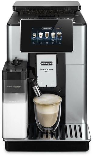 Кофемашина Delonghi ECAM610.55.SB 1450Вт черный/серебристый фото 2