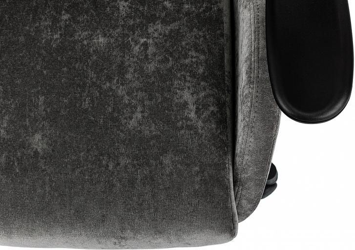 Кресло игровое Zombie Ghost Fabric серый Light-19 крестов. пластик фото 10