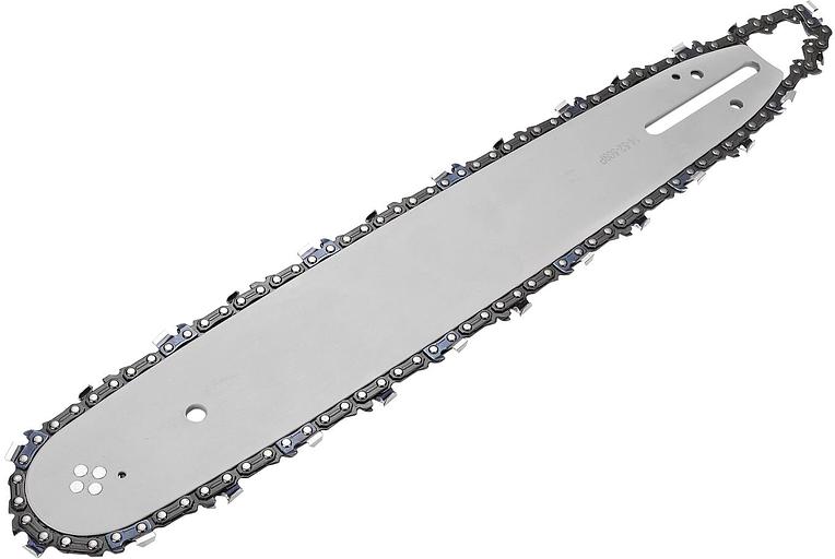 Шина + цепь для цепных пил Deko CS17 3/8" 52звен. для DKEC 14/DKCHS 40 Pro 14 (упак.:1шт) (080-2037) фото 1