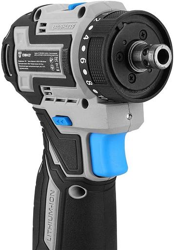 Дрель-шуруповерт Deko Loner 12V Pro аккум. патрон:быстрозажимной (кейс в комплекте) (085-1121) фото 7