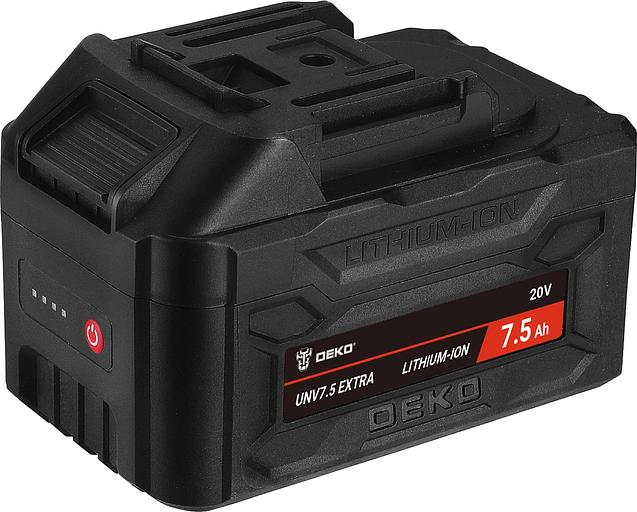 Батарея аккумуляторная Deko UNV7.5 EXTRA 20В 7.5Ач Li-Ion (063-4499) фото 1