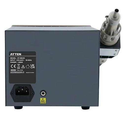 Термовоздушная паяльная станция Atten ST-8902D 1300Вт, 100-500°C, ±2°C темп. стабильность, фото 3