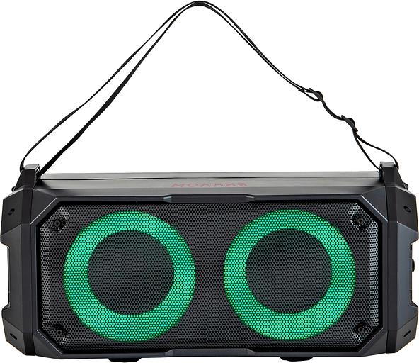 Колонка порт. Ural Молния Молния 600 черный 60W 2.0 BT/3.5Jack 3000mAh (УРАЛ МОЛНИЯ 600) фото 2