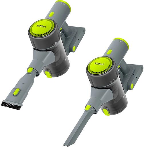Пылесос Kitfort КТ-5306 250Вт серый/зеленый фото 2