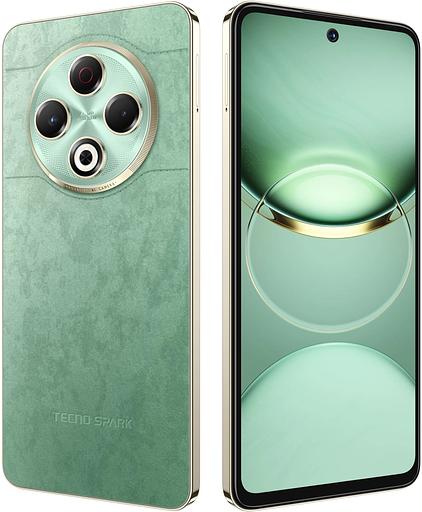 Смартфон Tecno Spark 30 128Gb 8Gb зеленый моноблок 3G 4G 6.78" 1080x2436 Android 14 64Mpix 802.11 a/b/g/n/ac NFC GPS GSM900/1800 GSM1900 TouchSc Protect фото 8