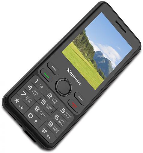 Мобильный телефон Xenium X280 черный моноблок 2Sim 2.8" 240x320 Nucleus 0.3Mpix GSM900/1800 MP3 FM microSD max32Gb фото 3